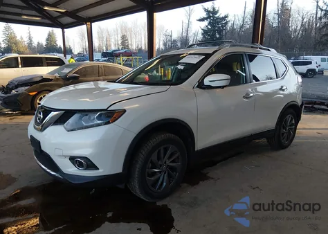 2016 Nissan Rogue Sl z USA, uszkodzony, nr VIN 5N1AT2MV5GC850417
